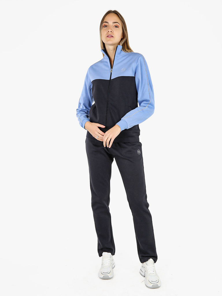 Chándal mujer con sudadera y pantalones - azul claro